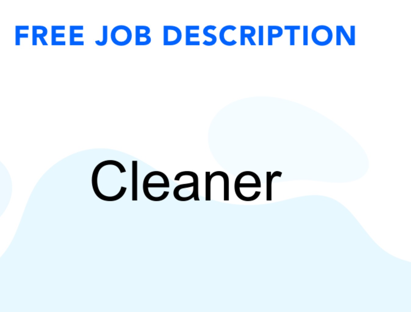 cleaner-job-canada-self-application