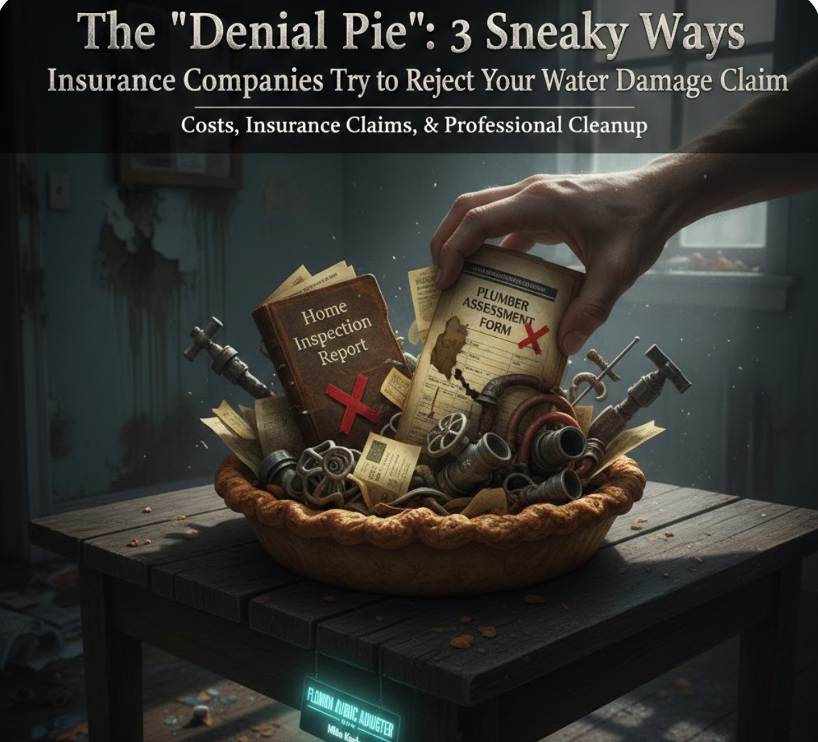 ways insurance companies try to reject water damage